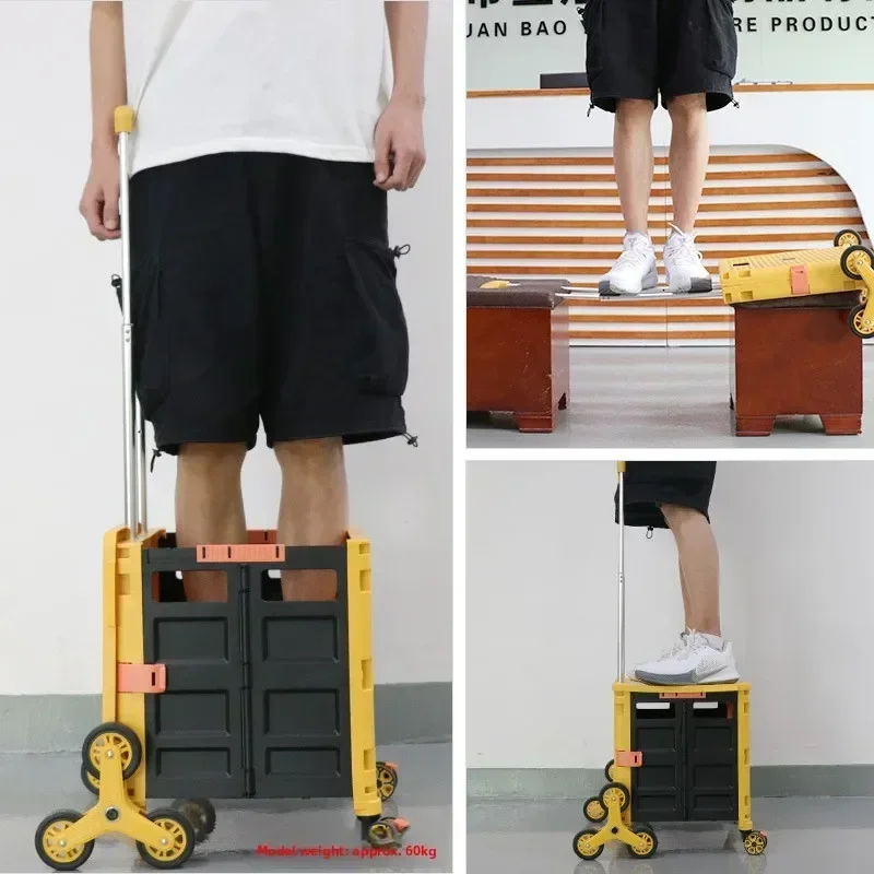 Minimalist New Folding Shoppin - Pull Cart Fold 评论和价格