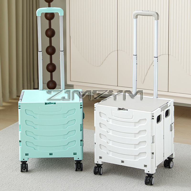 5S Quick Folding Shopping Trol - Pull Cart Fold 评论和价格