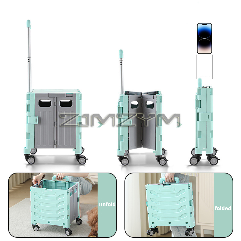 5S Quick Folding Shopping Trol - Pull Cart Fold 评论和价格