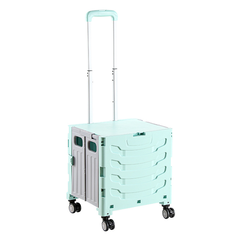 5S Quick Folding Shopping Trol - Pull Cart Fold 评论和价格