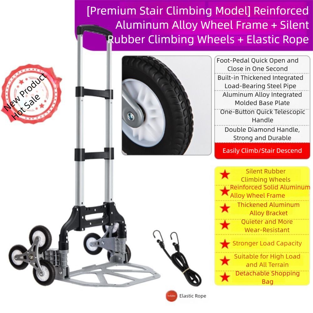 Lightweight Folding Trolley Fo - Pull Cart Fold 评论和价格