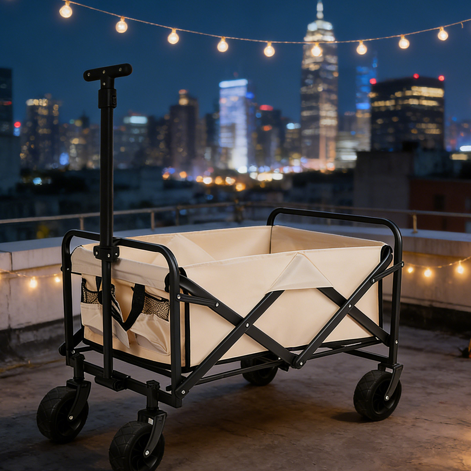 Folding Wagon Cart Handle Repl - Pull Cart Fold 评论和价格