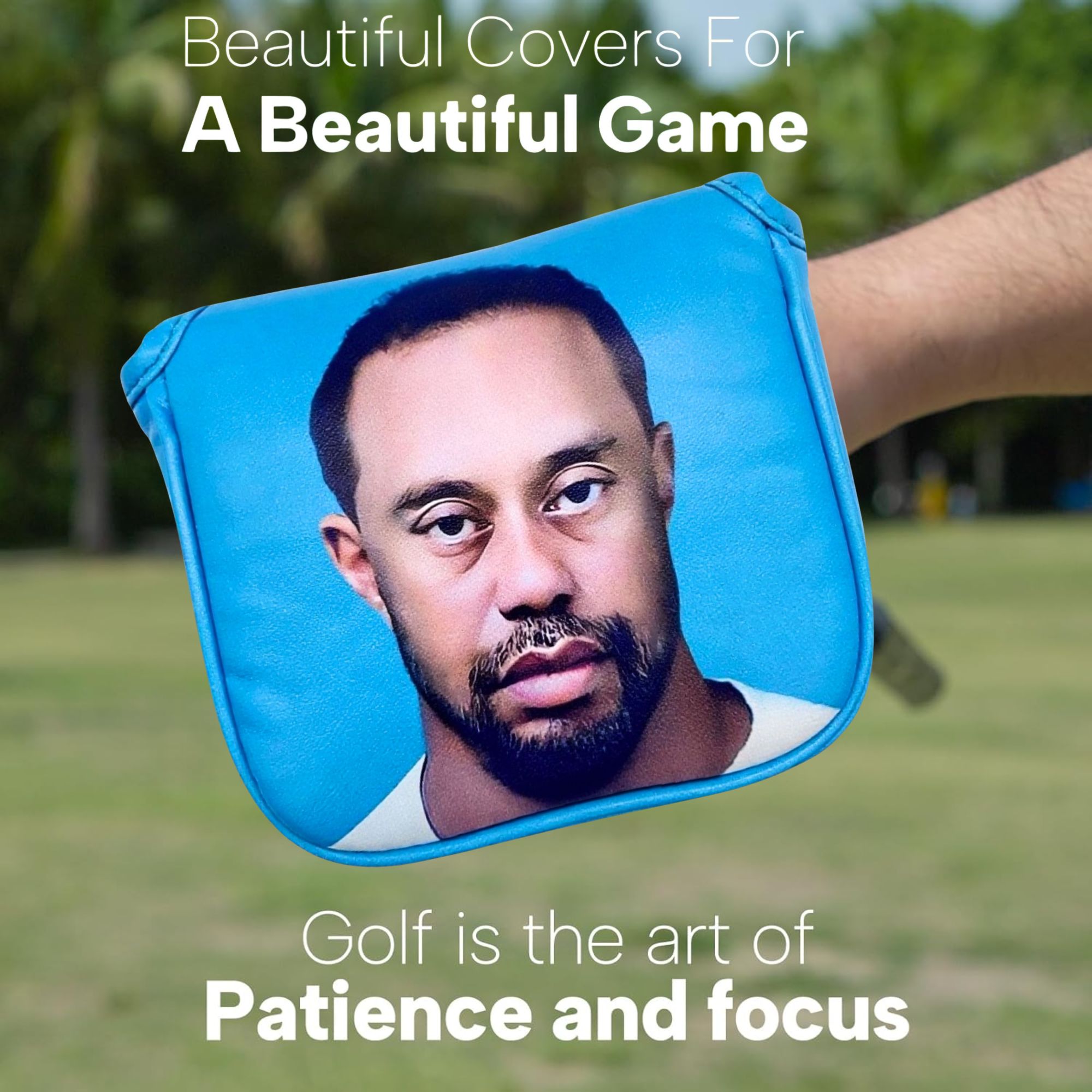 Funny Golf Putter Covers , Gol - Putter Mallet Blade 评论和价格