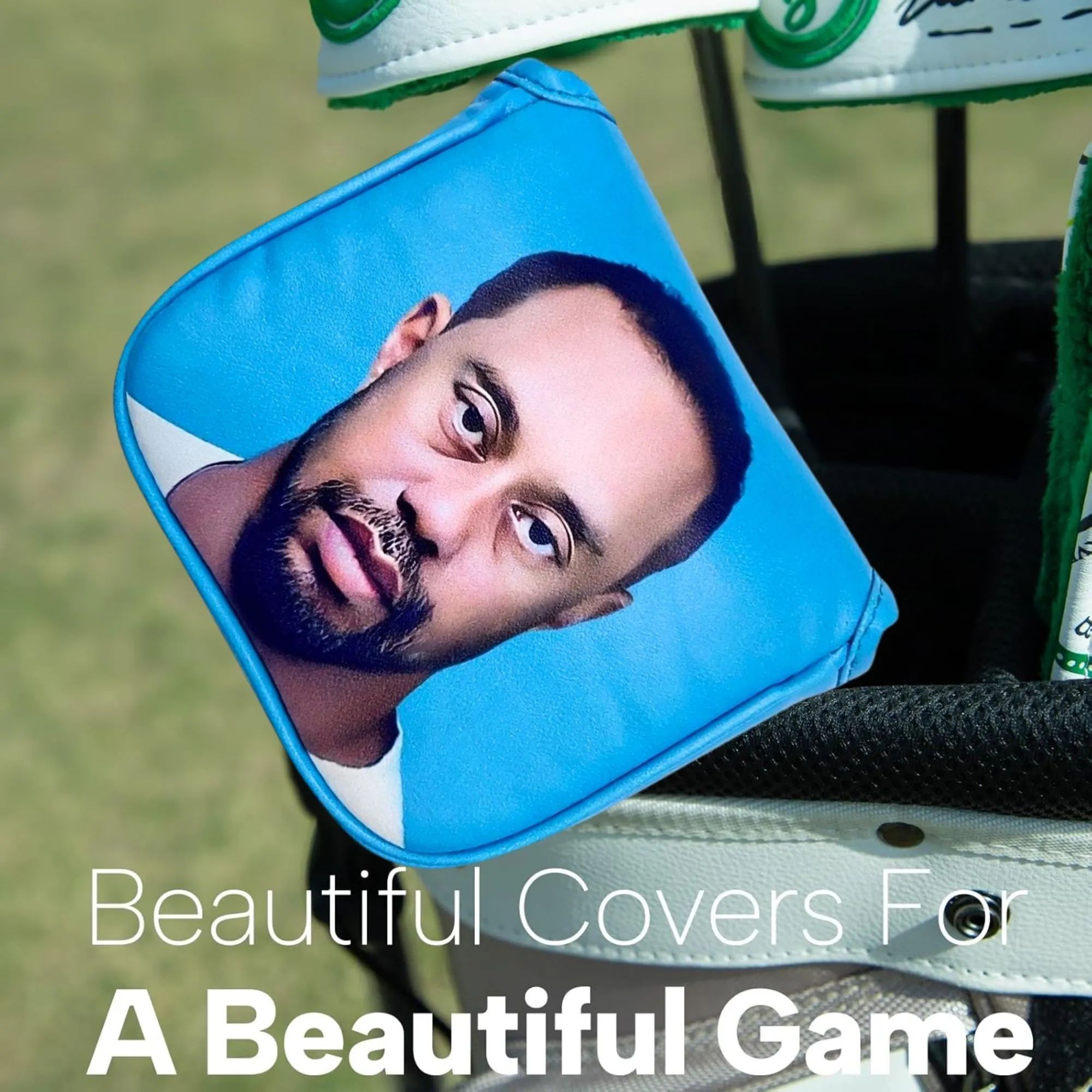 Funny Golf Putter Covers , Gol - Putter Mallet Blade 评论和价格