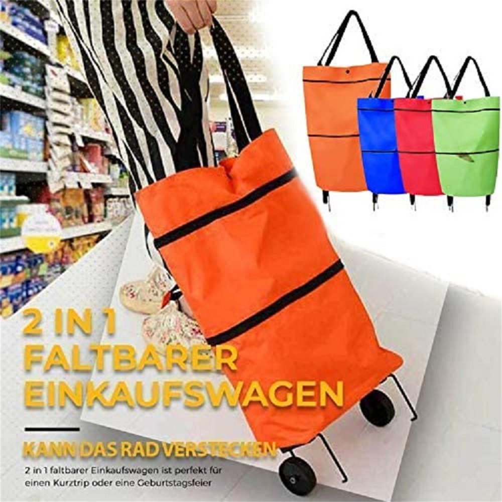 Small Pull Cart Portable Shopp - Pull Cart Fold 评论和价格