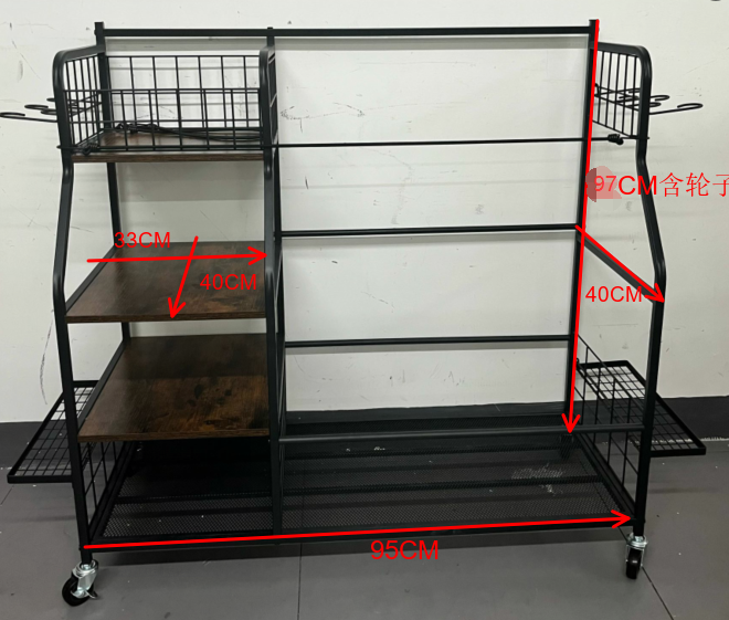 Rolling Golf Storage Rack Gara - Golf Equipment Organizer For Garage 评论和价格
