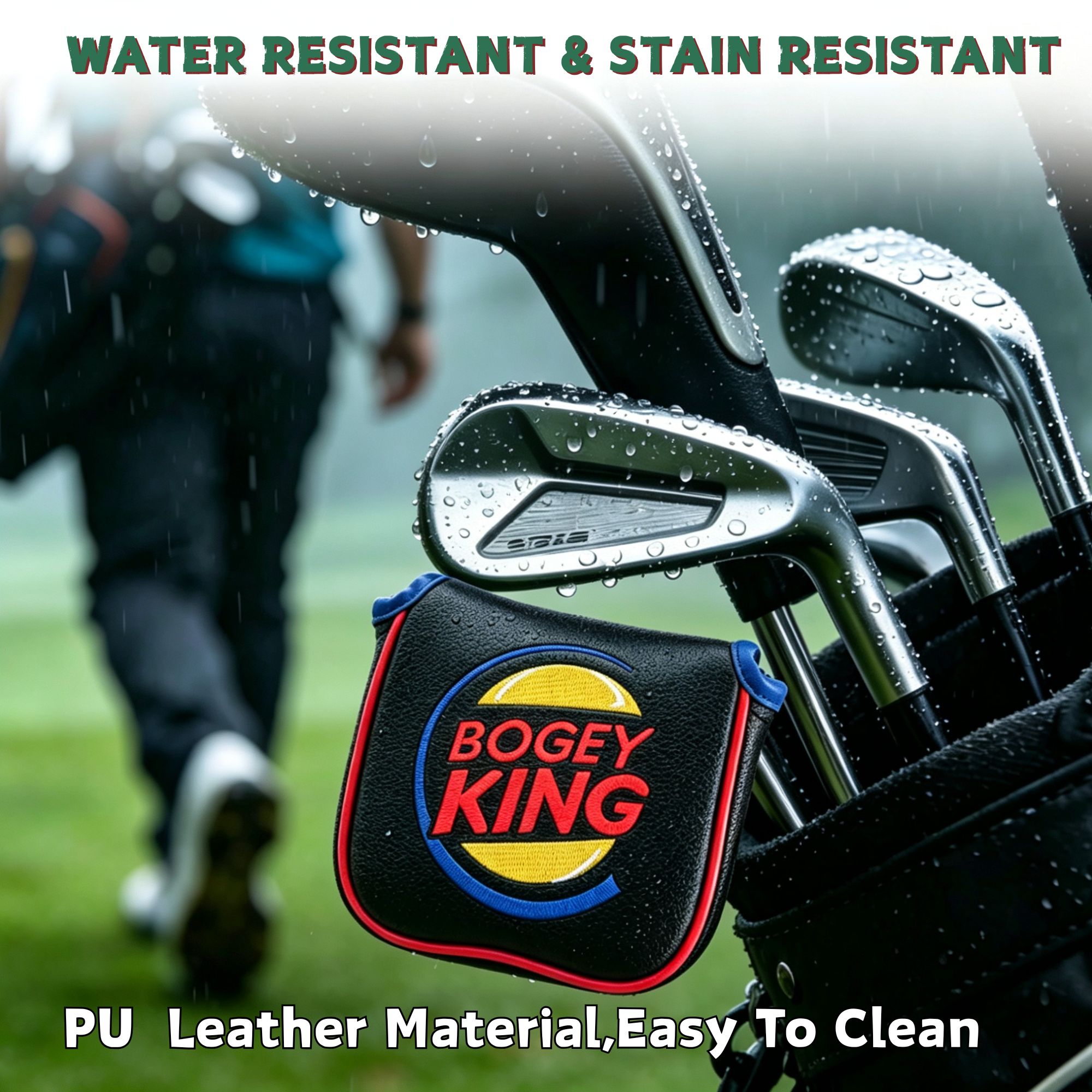 Funny Bogey King Golf Headcove - Putter Mallet Blade 评论和价格