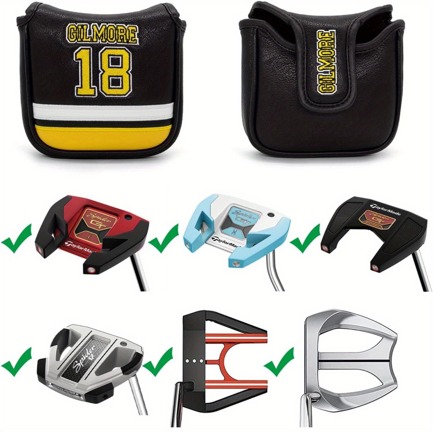 Funny Golf Headcover Golf Club - Putter Mallet Blade 评论和价格