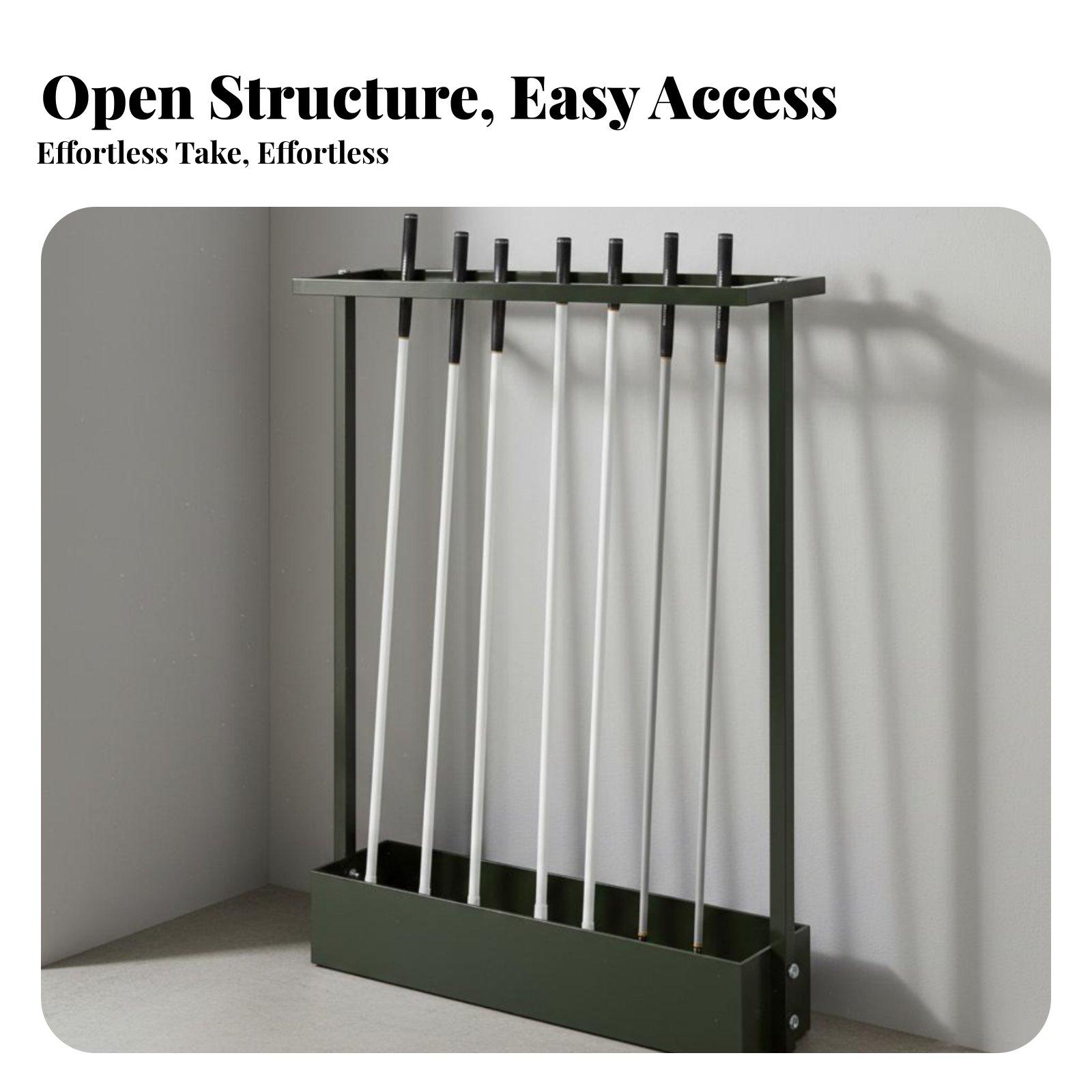 Golf Club Rack Holder for 9 Go - Golf Equipment Organizer For Garage 评论和价格