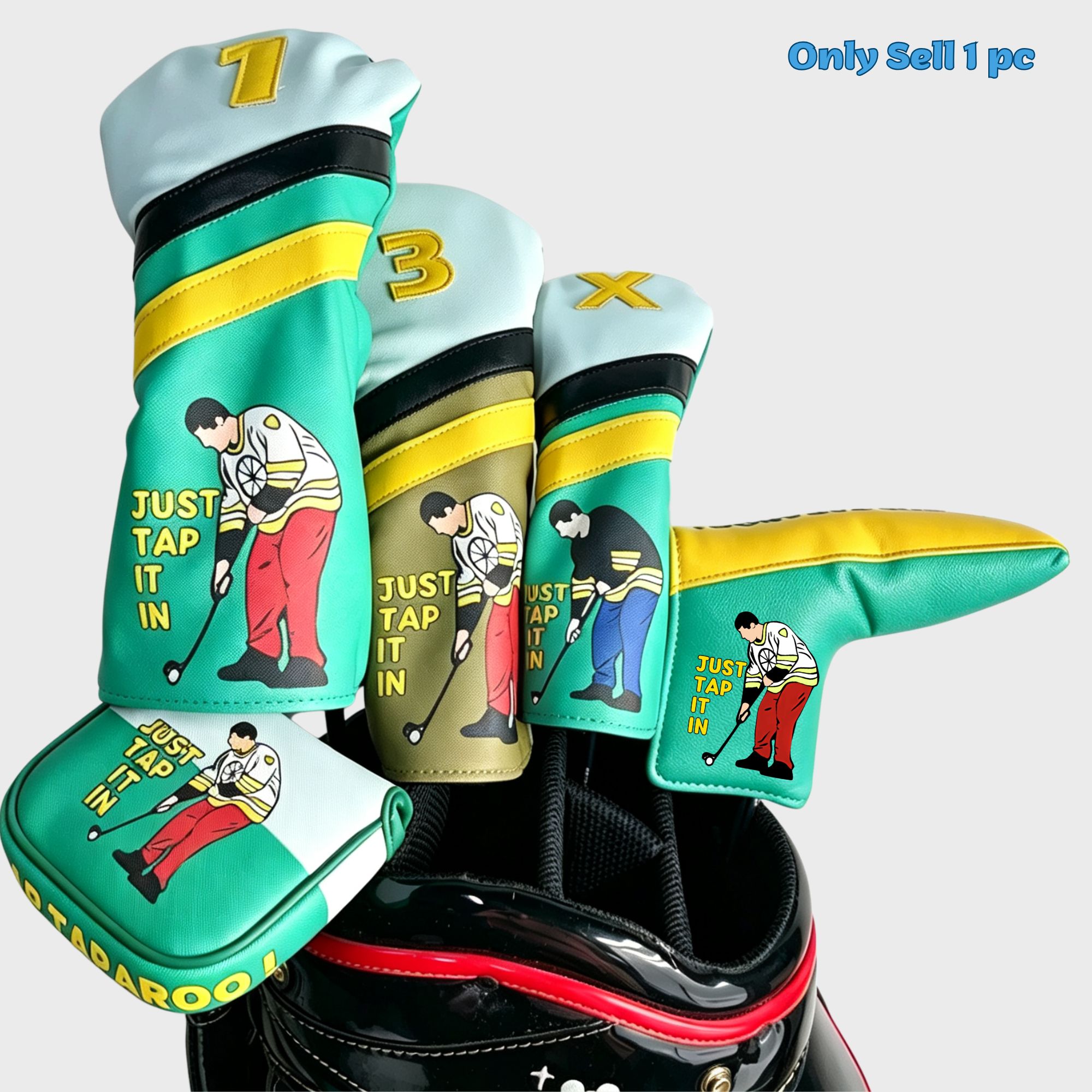 Happy Gilmore Golf Headcover C - Putter Mallet Blade 评论和价格