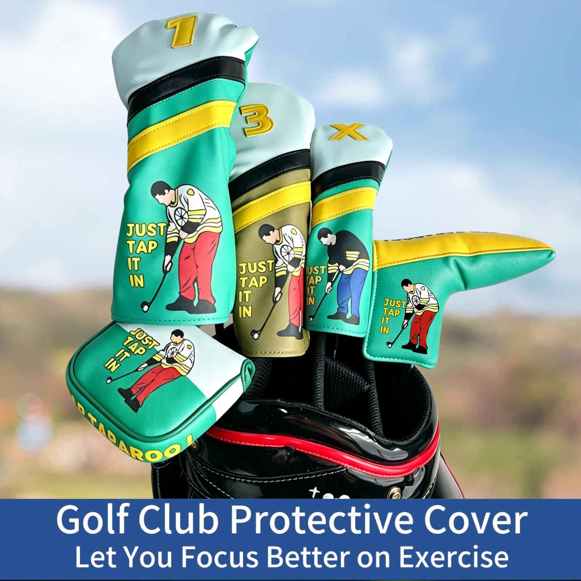 Happy Gilmore Golf Headcover C - Putter Mallet Blade 评论和价格