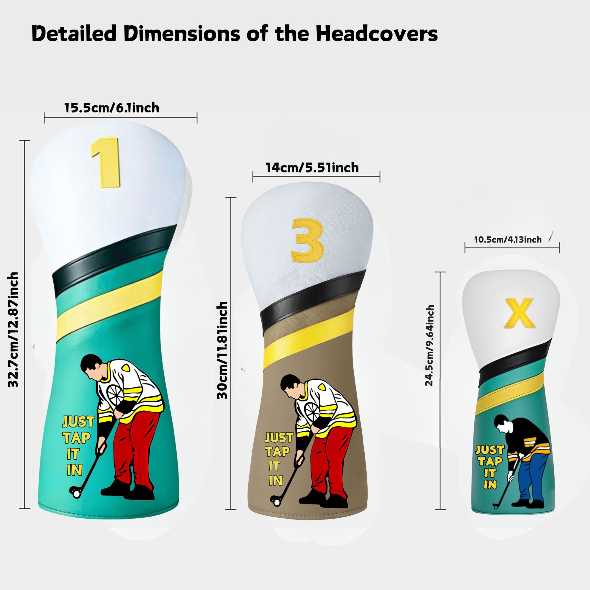 Happy Gilmore Golf Headcover C - Putter Mallet Blade 评论和价格