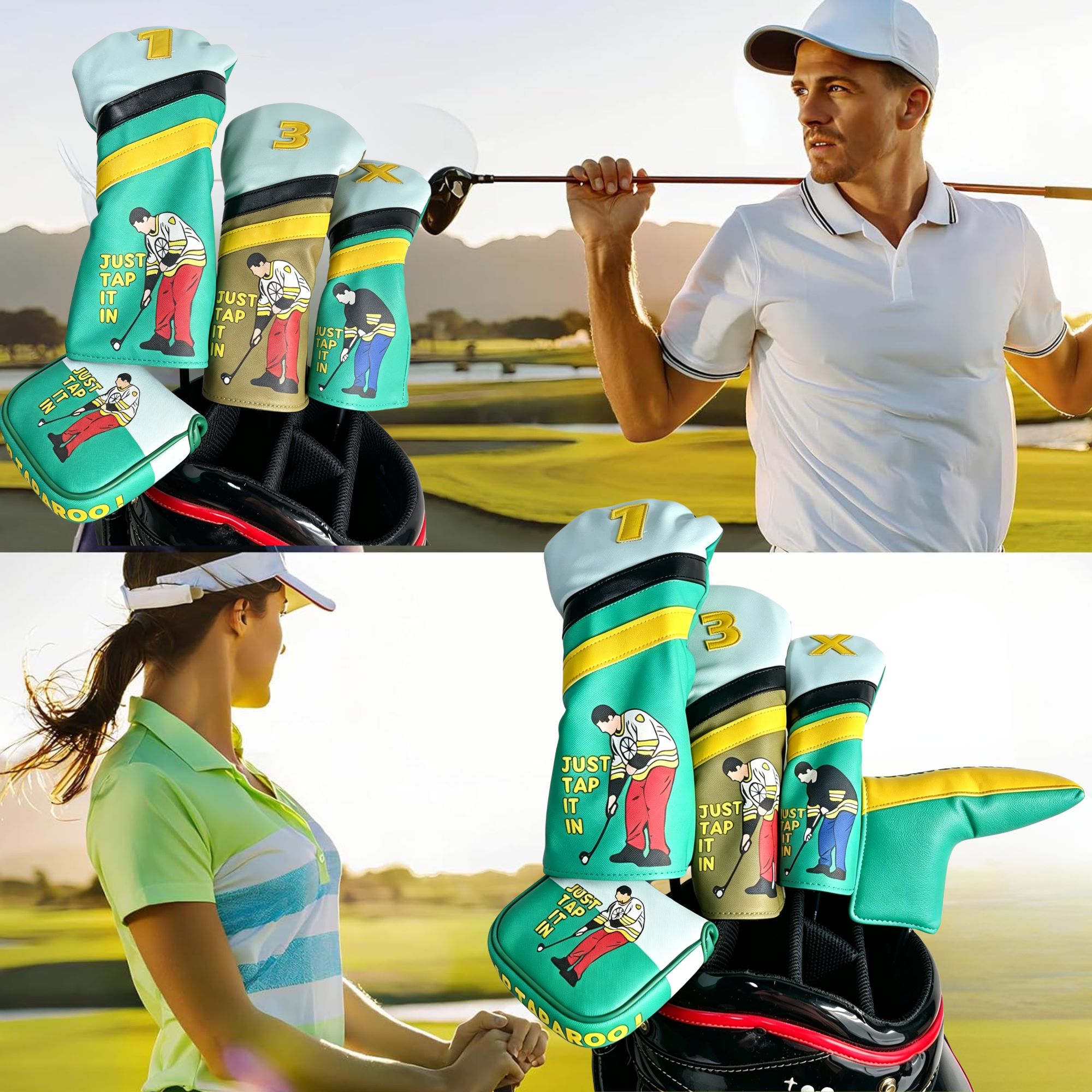 Happy Gilmore Golf Headcover C - Putter Mallet Blade 评论和价格