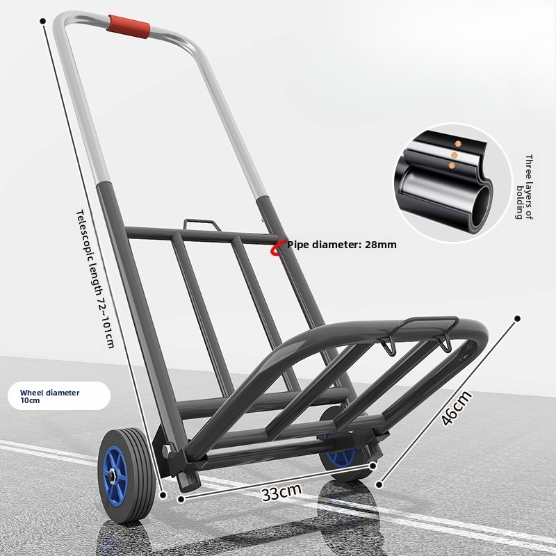 Heavy Duty Folding Trolley, We - Pull Cart Fold 评论和价格