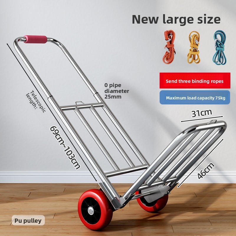 Hand-pulled Cart Folding Porta - Pull Cart Fold 评论和价格