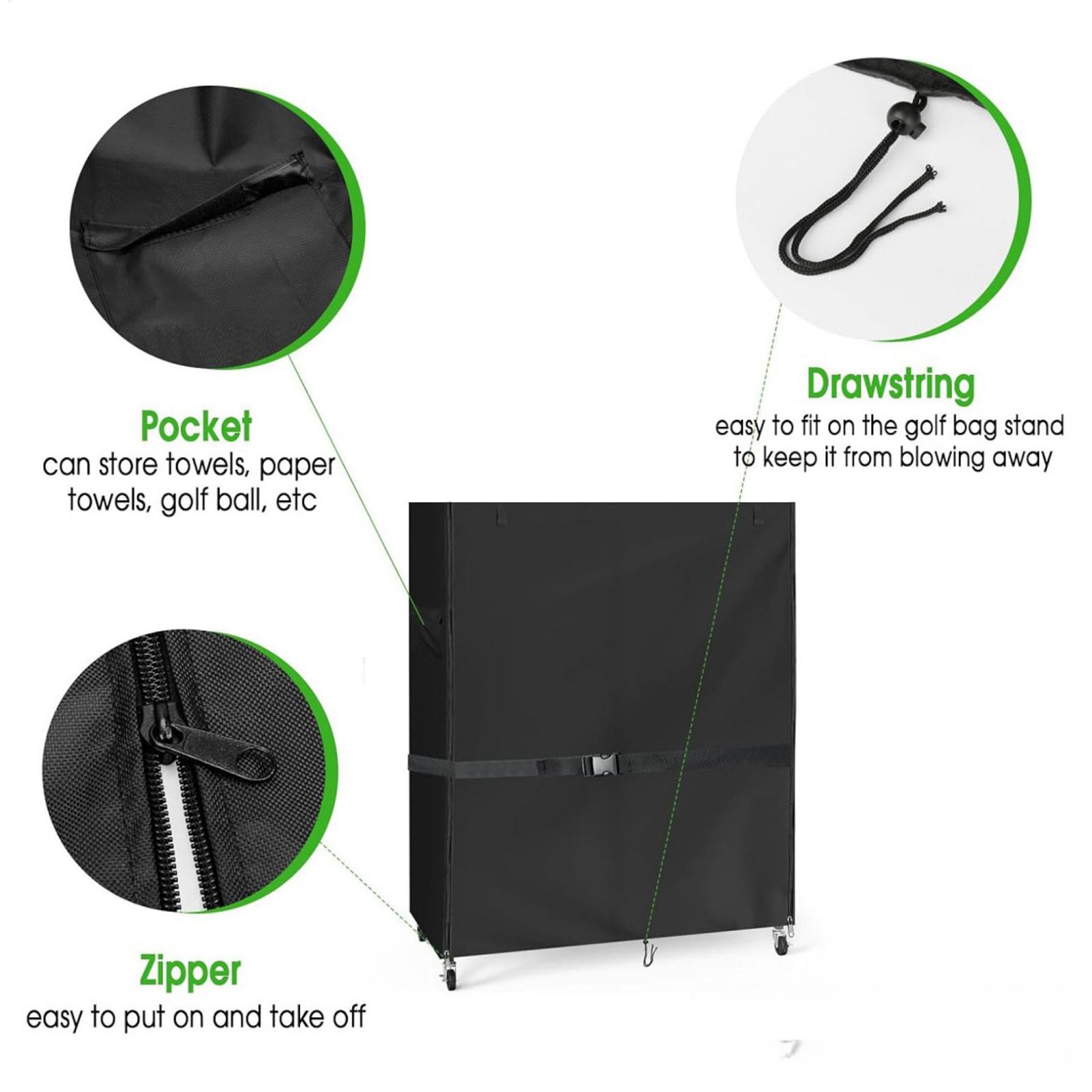 Golf Bag Stand Covers Oxford W - Golf Equipment Organizer For Garage 评论和价格