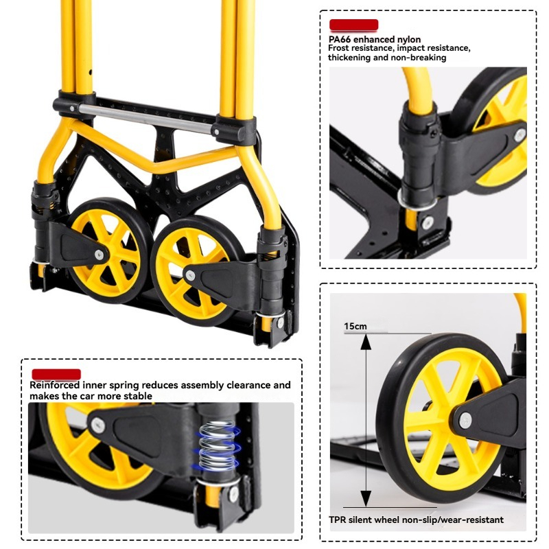 Lightweight Folding Portable H - Pull Cart Fold 评论和价格