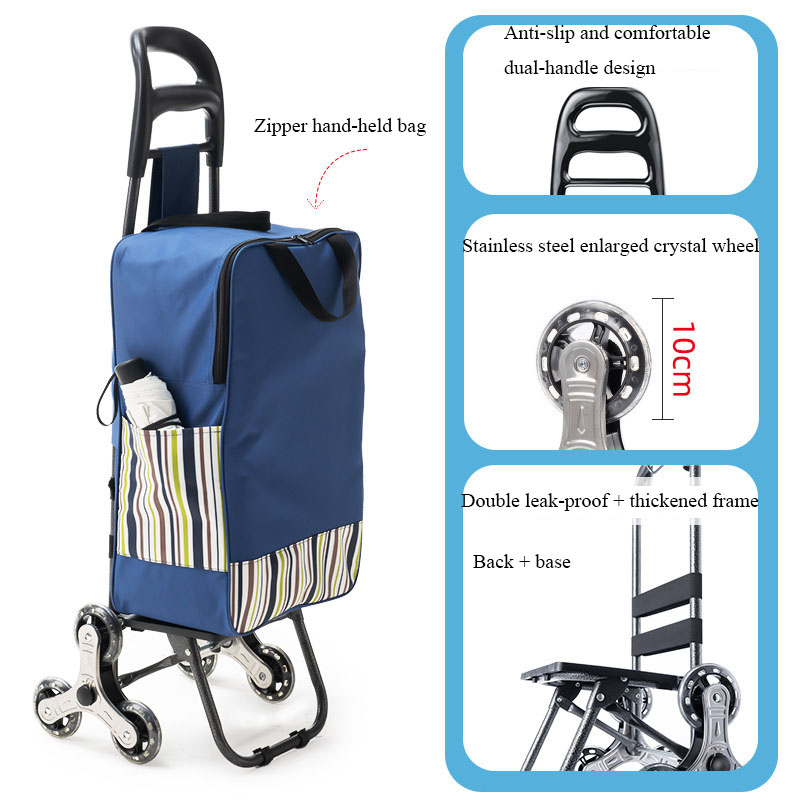 35L Large Capacity Hand-Pulled - Pull Cart Fold 评论和价格