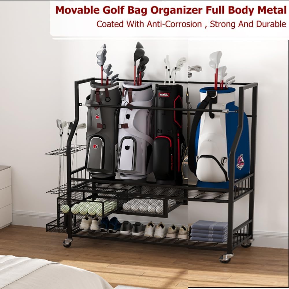 Golf Bag Storage Garage Organi - Golf Equipment Organizer For Garage 评论和价格